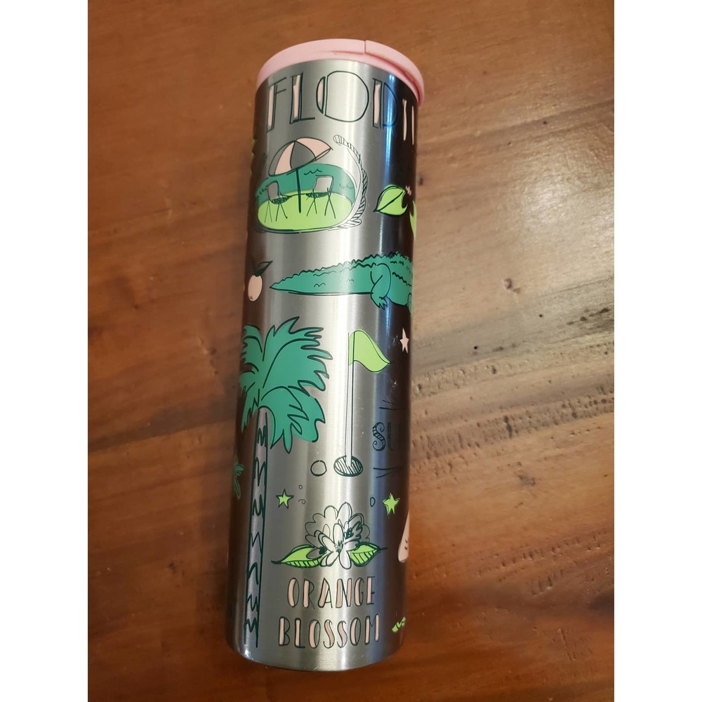 Starbucks Florida Been There Series Collection Stainless Steel Tumbler Brand New